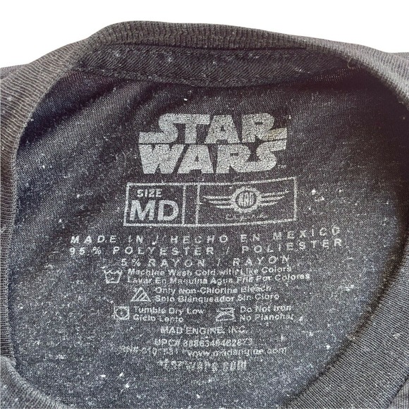 Star Wars Darth Vader‎ Mens Short Sleeve T Shirt Black Size Medium - Picture 4 of 4